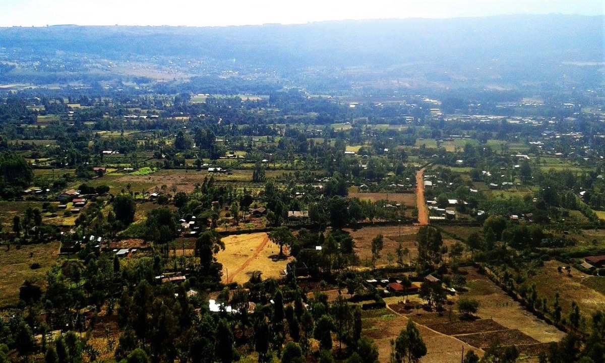 Vue sur la vallée de Subukia